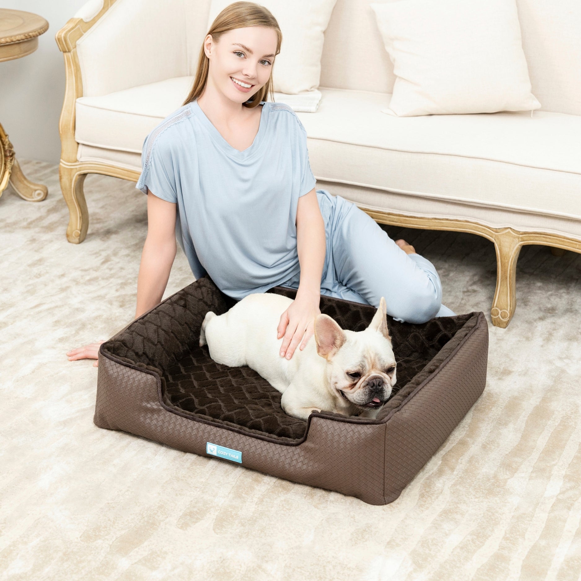 Memory Foam Dog Couch | Pawsi Clawsi