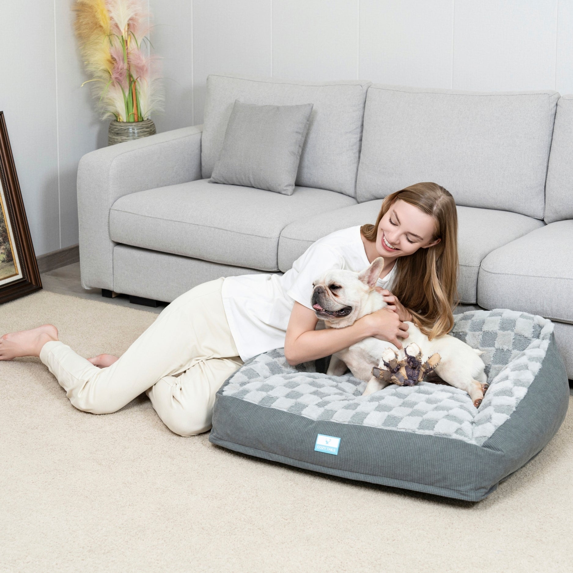 Gel Infused Memory Foam | Dog Sofa Bed