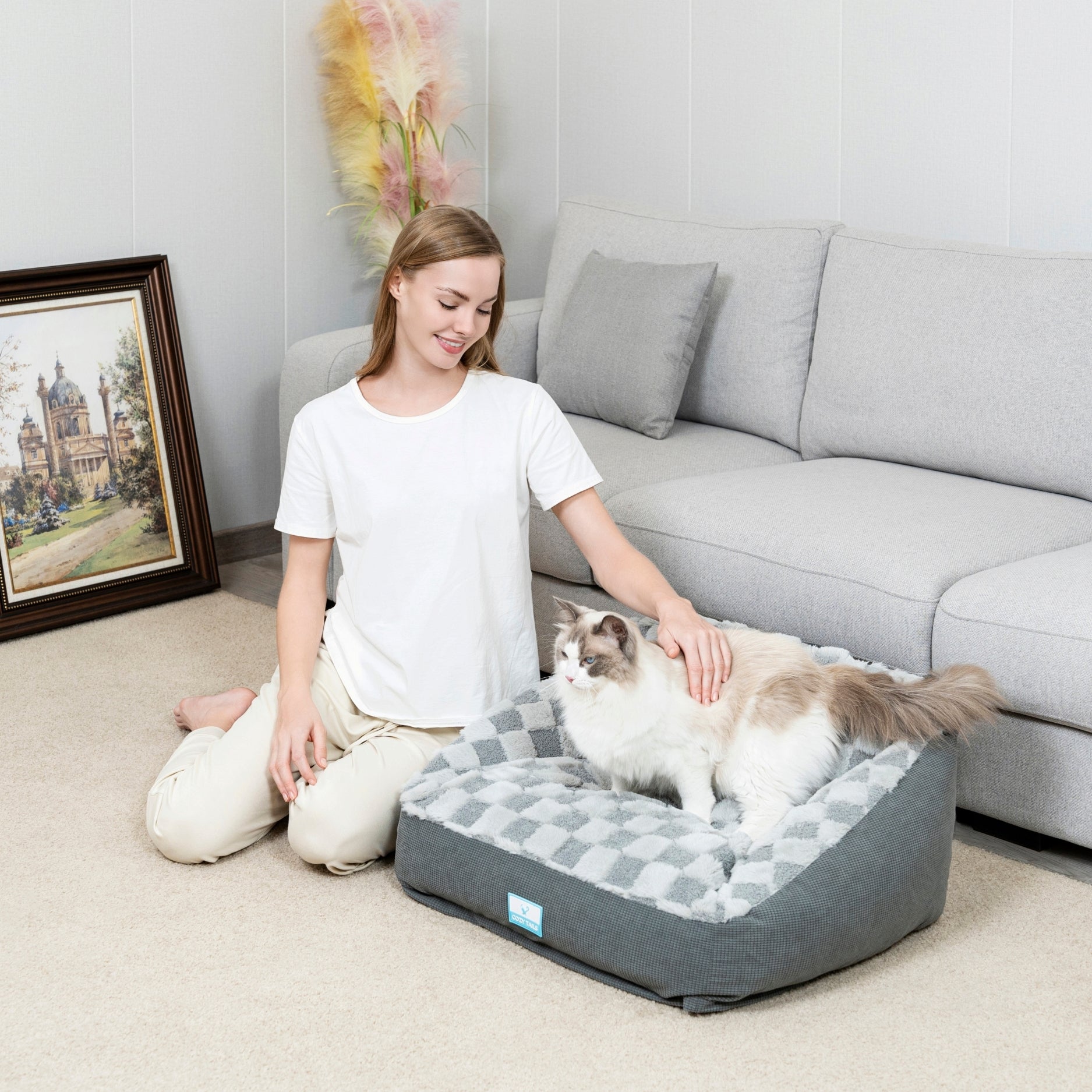 Memory Foam Dog Sofa Bed | Proudly APPA, WPA and PETA Approved