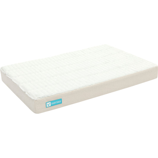 Beige Premium Orthopedic Memory Foam Dog Bed