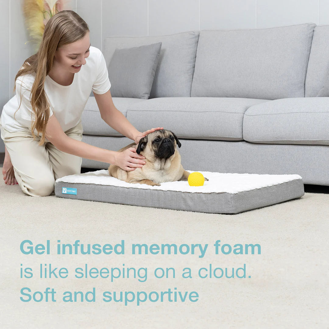 Gel Infused Memory Foam | Pawsi Clawsi Pet beds