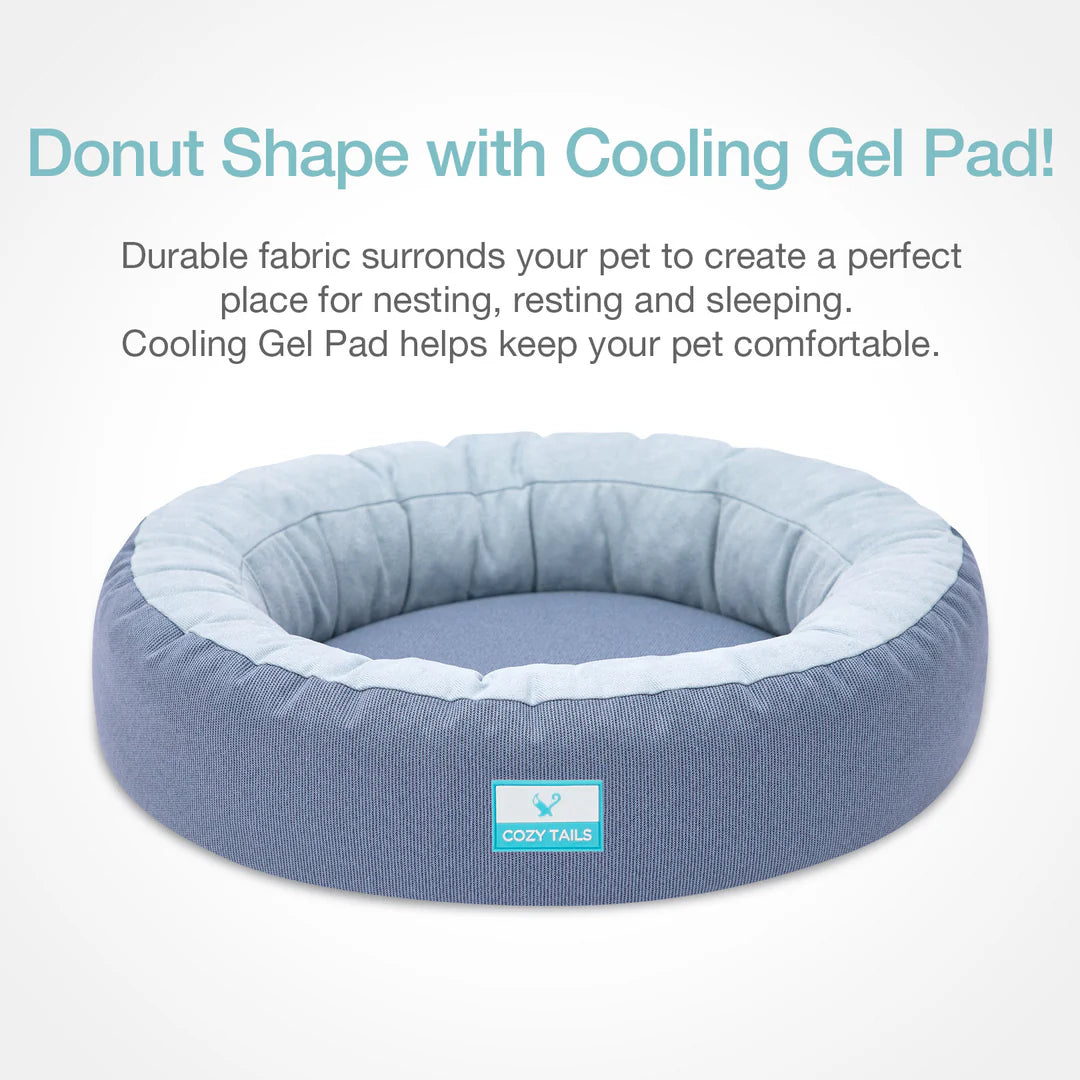 Donyt Shape With Cooling Gel Pad | Pawsi Clawsi Cat Beds