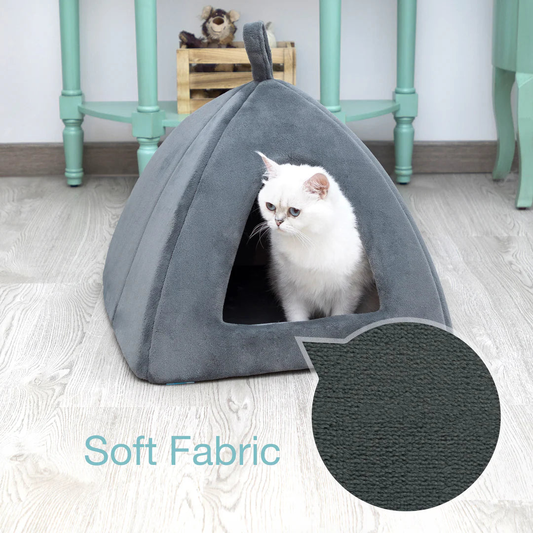 Soft Fabric | Pyramid Cat House | Pawsi Clawsi