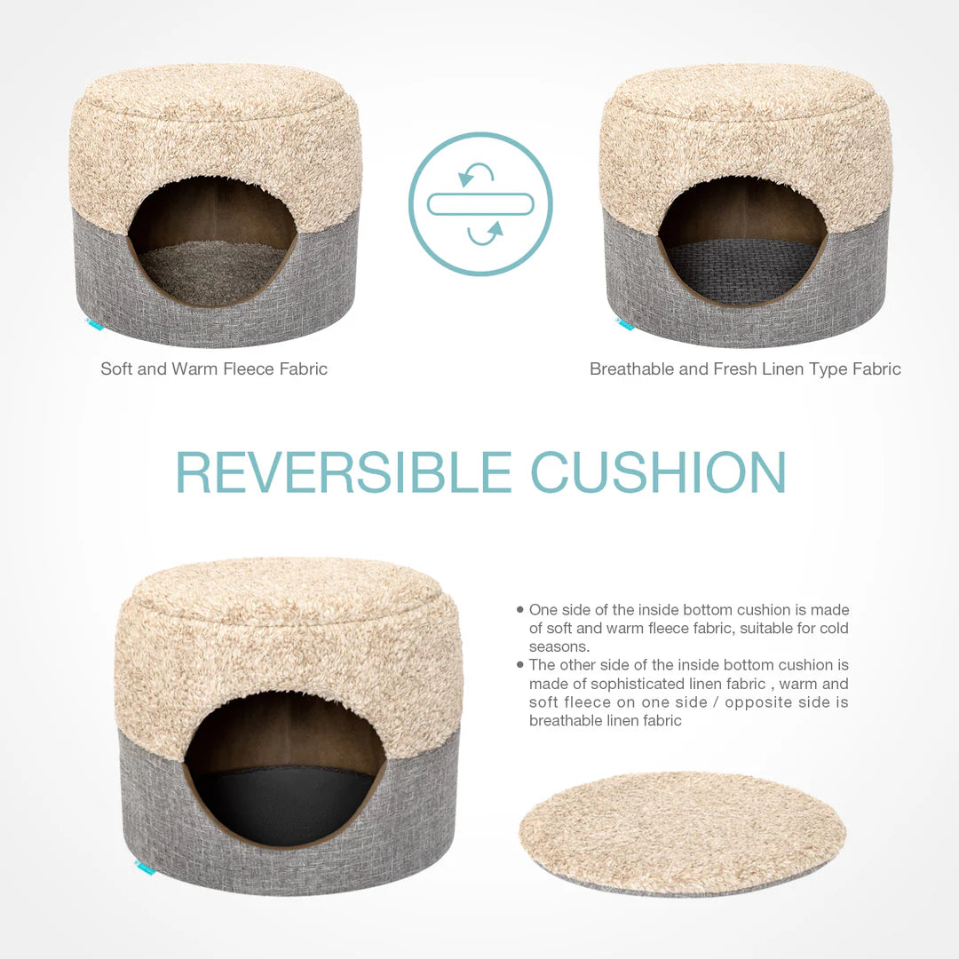 reversible dog bed | Cuddler Cat Bed 