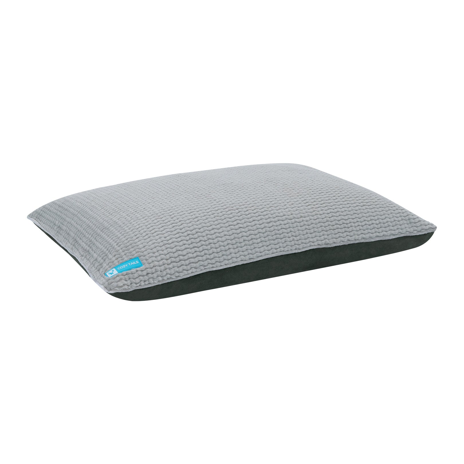 Grey Double Side Reversible Dog Bed | Pawsi Clawsi