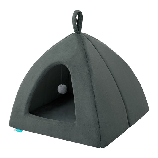 Grey Pyramid Cat House