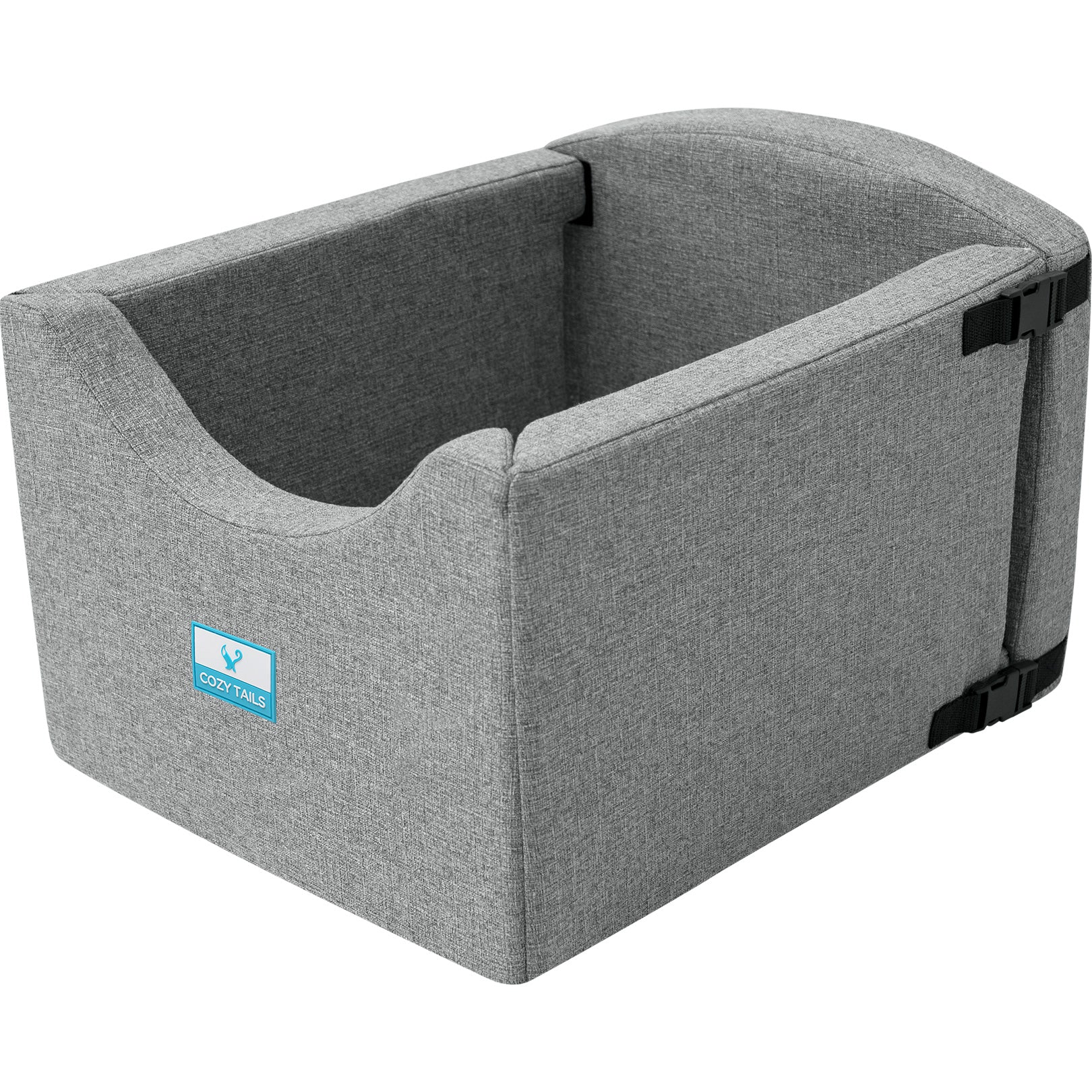 Grey Premium Pet Car Booster Seat