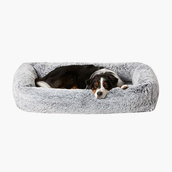 Orthopedic Calming Plush Dog Bed