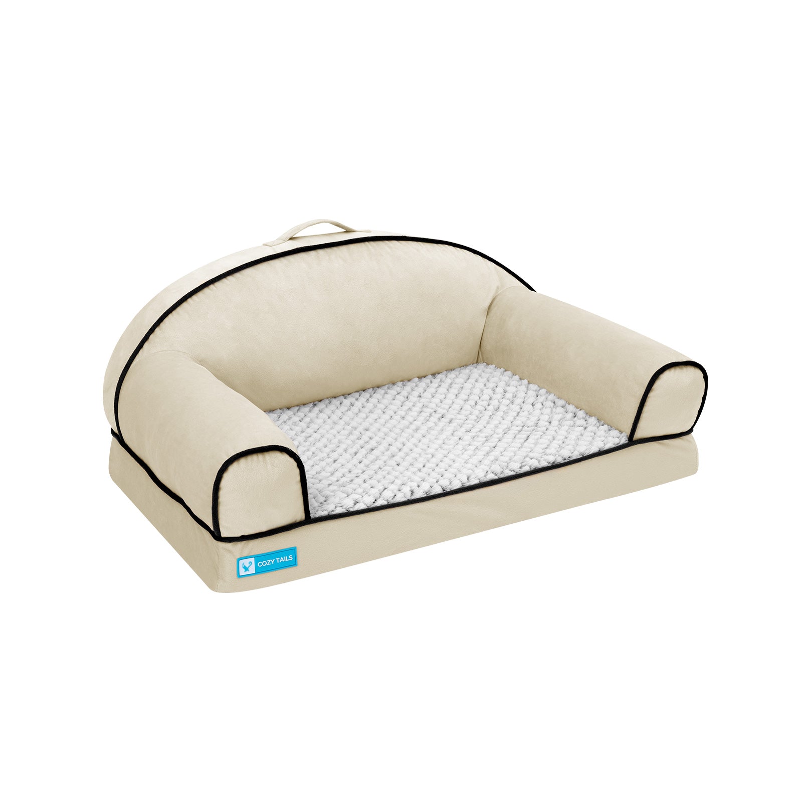 Tan Classic Dog Sofa Bed | Pawsi Clawsi