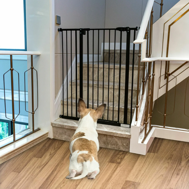 Adjustable Tall Pet Dog Gate Indoor Fence